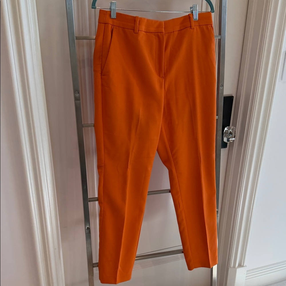 H&M Women's Orange Ankle Pants